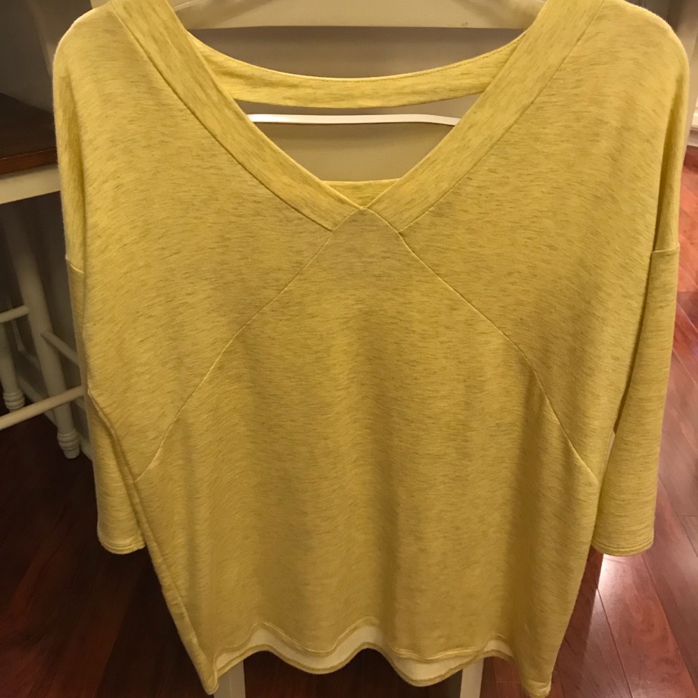 Boutique yellow top